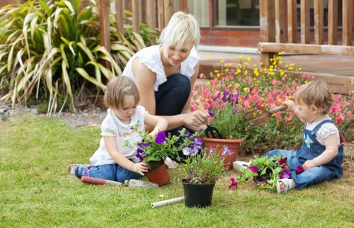 Accessible landscaping website illustration for Addiscombe